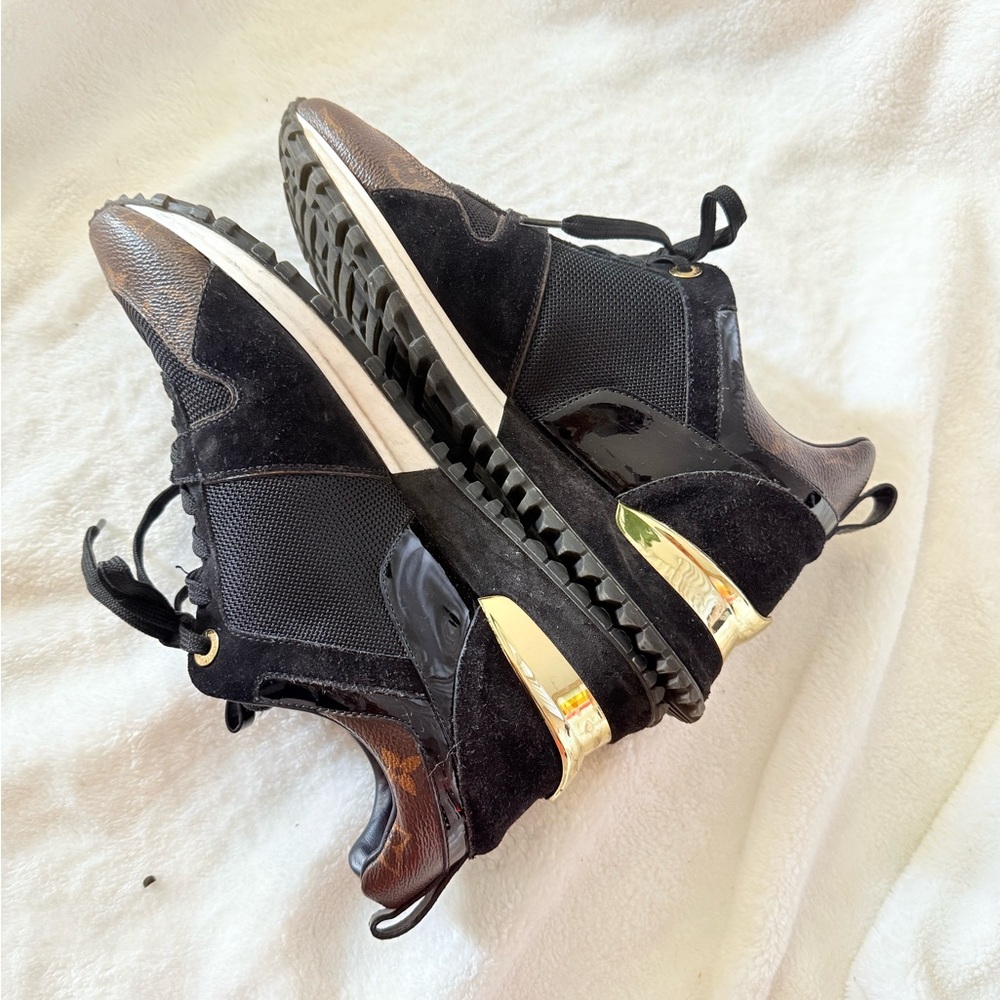 Black and Brown Designer Sneakers - Picture 9 of 10